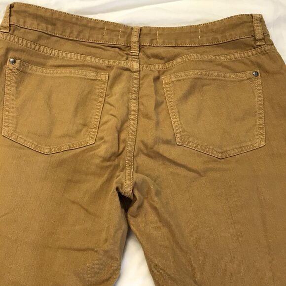 Anthropologie Pilcro and the Letterpress Stet Yellow Gold Tapered Leg Jeans 30 - Picture 10 of 10